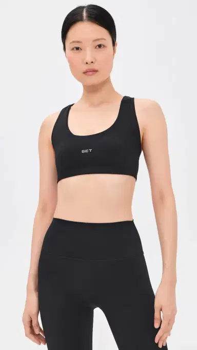 SET Sportbody Sporty Gym Bra Onyx | Thumbnail 2