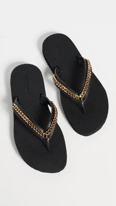 Stella McCartney Falabella Chain Flip-Flops | Thumbnail 2 Stella McCartney Falabella Chain Flip-Flops | Thumbnail 2
