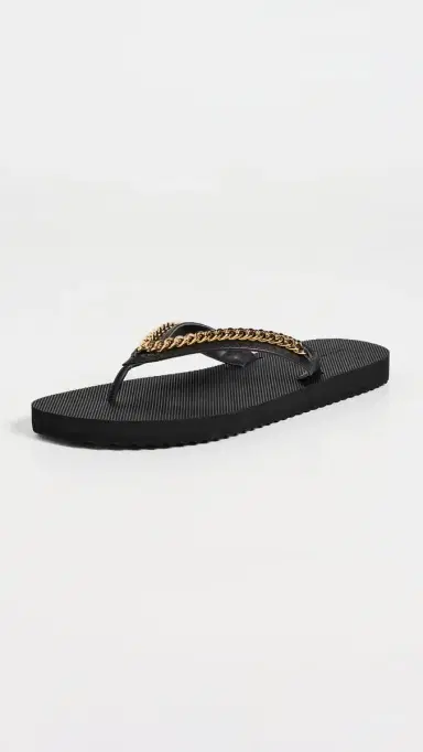 Stella McCartney Falabella Chain Flip-Flops | Thumbnail 5 Stella McCartney Falabella Chain Flip-Flops | Thumbnail 5
