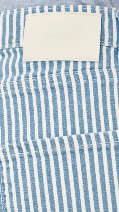 DL1961 Taylor High Rise Drawstring Denim Shorts New Stripe (Original '61) 26 | Thumbnail 6