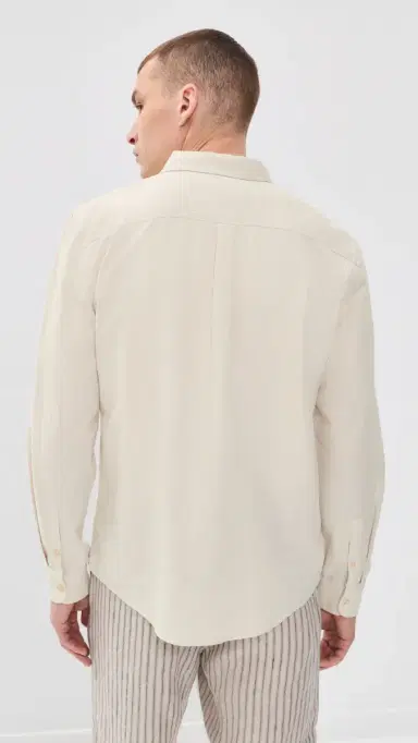 Marine Layer Better Than inen Shirt Flax | Thumbnail 3