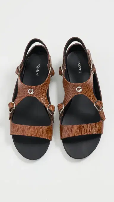 Coperni Lizard Print Buckle On Sandals | Thumbnail 5 Coperni Lizard Print Buckle On Sandals | Thumbnail 5