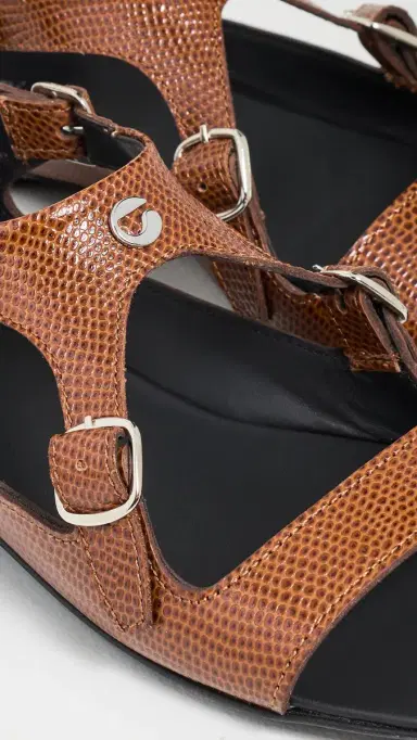Coperni Lizard Print Buckle On Sandals | Thumbnail 6 Coperni Lizard Print Buckle On Sandals | Thumbnail 6
