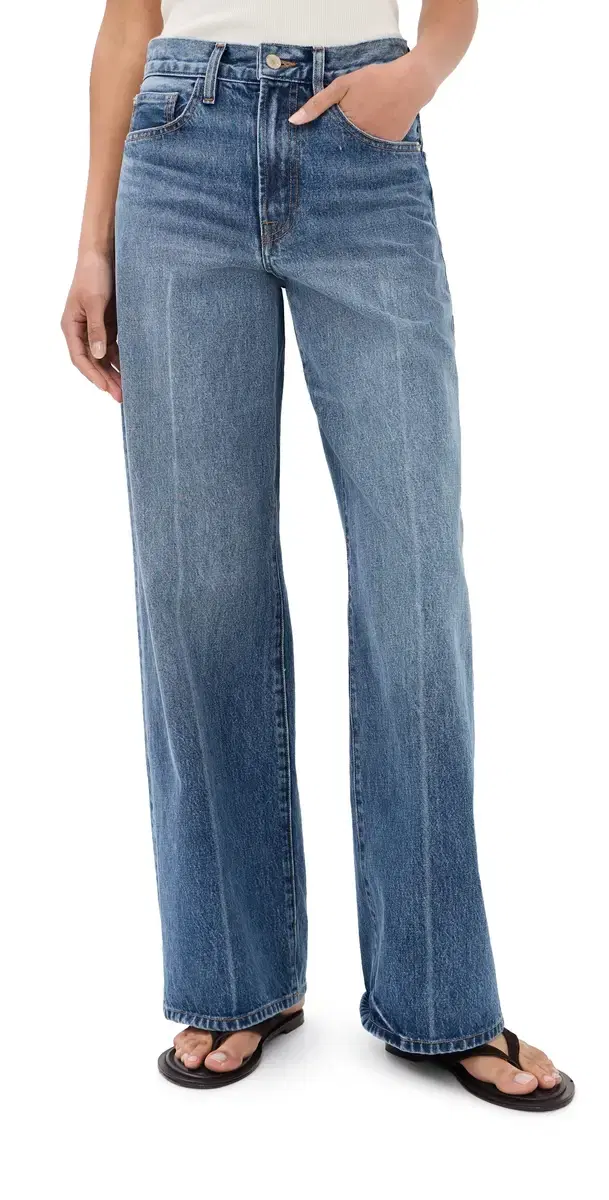 The Elder Statesman Evie Baggy Jeans Denim Wash