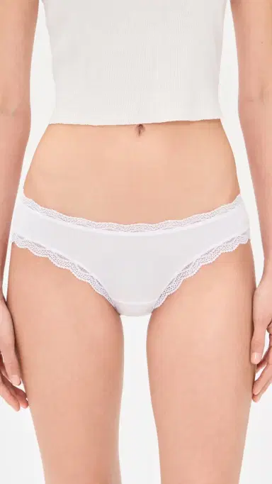 Stripe & Stare Original Knicker Panties 4 Pack White | Thumbnail 3