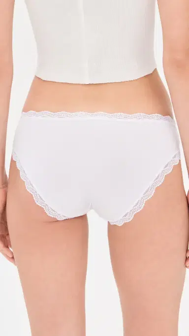 Stripe & Stare Original Knicker Panties 4 Pack White | Thumbnail 4