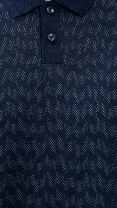 Adidas Golf Ultimate365 Tour Seamless Polo Shirt Collegiate Navy/Wonder Sage L | Thumbnail 6 Adidas Golf Ultimate365 Tour Seamless Polo Shirt Collegiate Navy/Wonder Sage L | Thumbnail 6