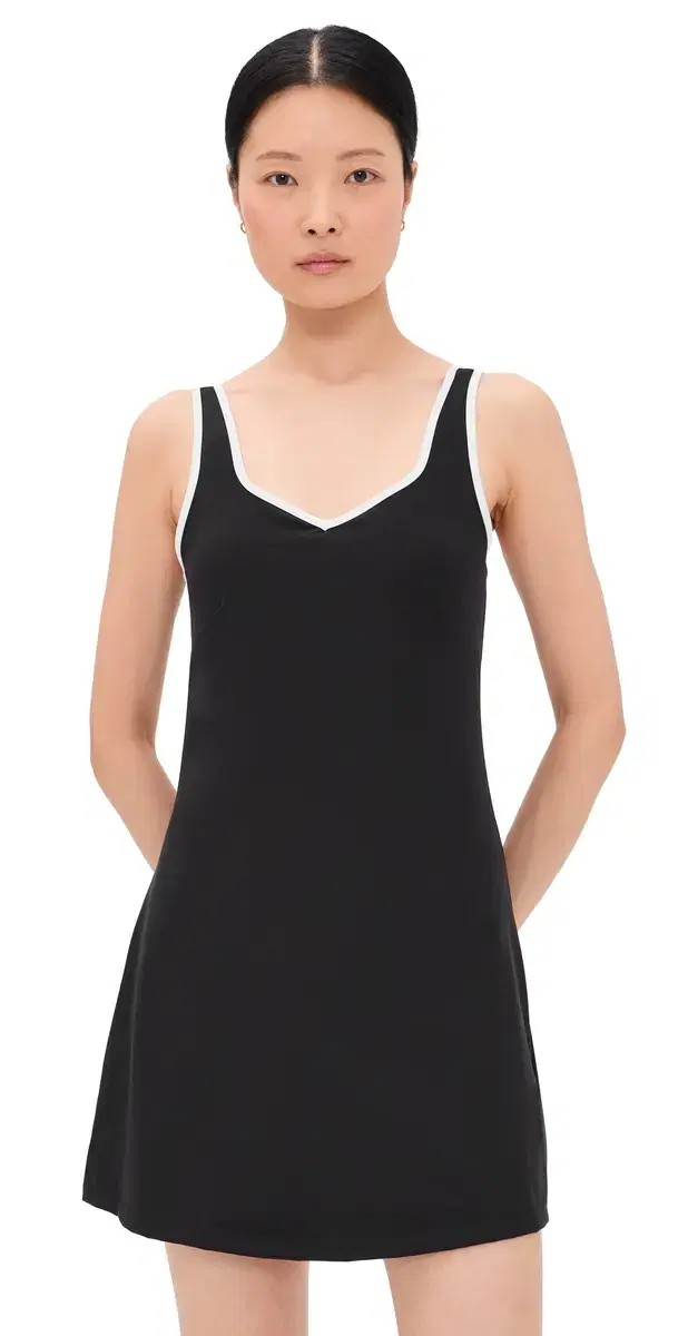 Pro Racket Tennis Dress Black White