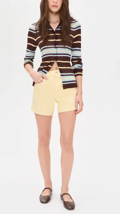 Madewell The Perfect Vintage Mid-Length Short in Candlelight Candlelight | Thumbnail 5 Madewell The Perfect Vintage Mid-Length Short in Candlelight Candlelight | Thumbnail 5