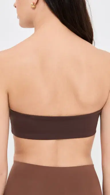 Top Secret Tiny Tube Bandeau Bra Chocolate | Thumbnail 3