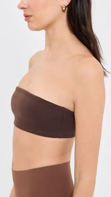 Top Secret Tiny Tube Bandeau Bra Chocolate | Thumbnail 4