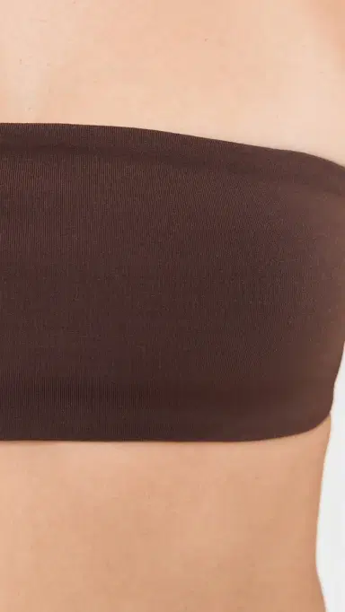 Top Secret Tiny Tube Bandeau Bra Chocolate | Thumbnail 5