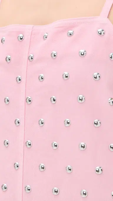 MSGM Studded Mini Dress | Thumbnail 6 MSGM Studded Mini Dress | Thumbnail 6