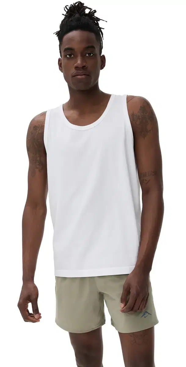 Reigning Champ Lightweight Jersey lim Tank Top White