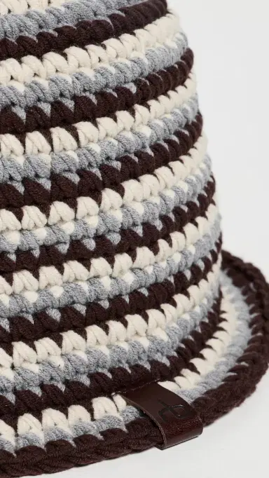 rag & bone Lou Knit Hat Brown Multi | Thumbnail 4