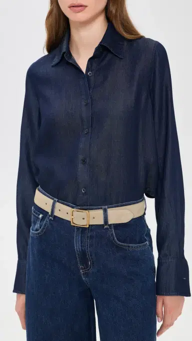 Favorite Daughter The Allie Belt Beige/Antique Brass XL | Thumbnail 3