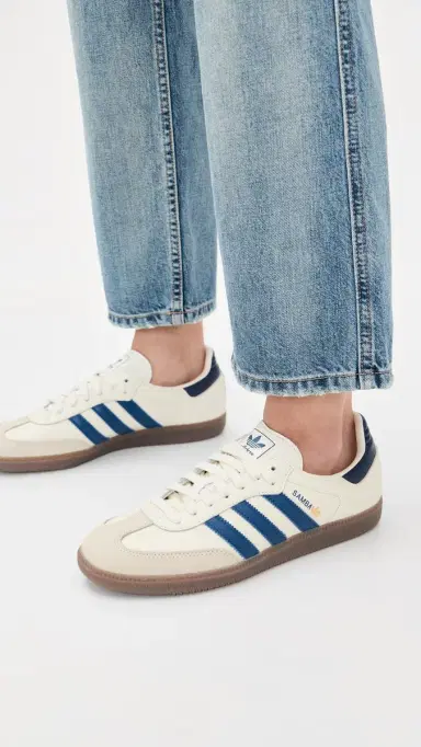 Adidas Samba Og Sneakers Off White/Petrol/Night Indigo 5 | Thumbnail 3 Adidas Samba Og Sneakers Off White/Petrol/Night Indigo 5 | Thumbnail 3