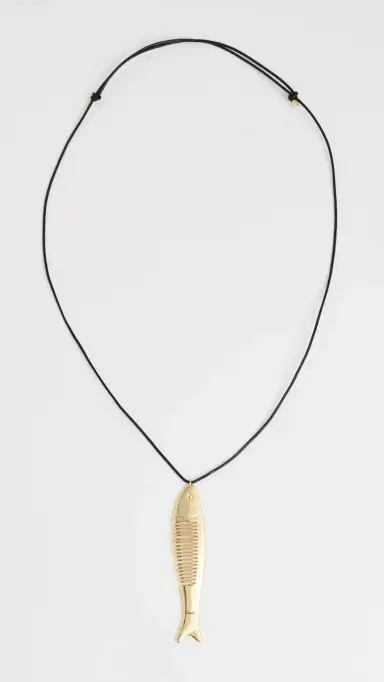 Madewell XL Sardine Comb Cord Necklace | Thumbnail 2
