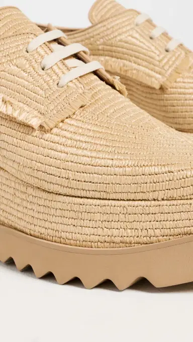 Stella McCartney Elyse Allover Woven Raffia Sneakers | Thumbnail 6 Stella McCartney Elyse Allover Woven Raffia Sneakers | Thumbnail 6