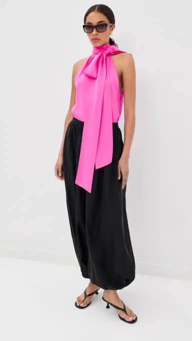 FRANÇOISE Susan Silk Blouse Pink | Thumbnail 5