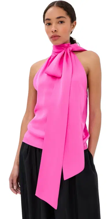 FRANÇOISE Susan Silk Blouse Pink | Thumbnail 1