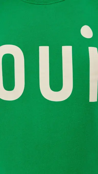 Clare V. Le Court Sweatshirt Green | Thumbnail 6