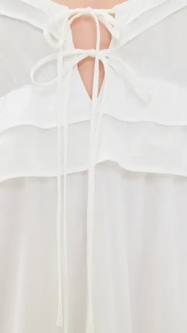 Show Me Your Mumu Freya Maxi Dress White Voile | Thumbnail 6