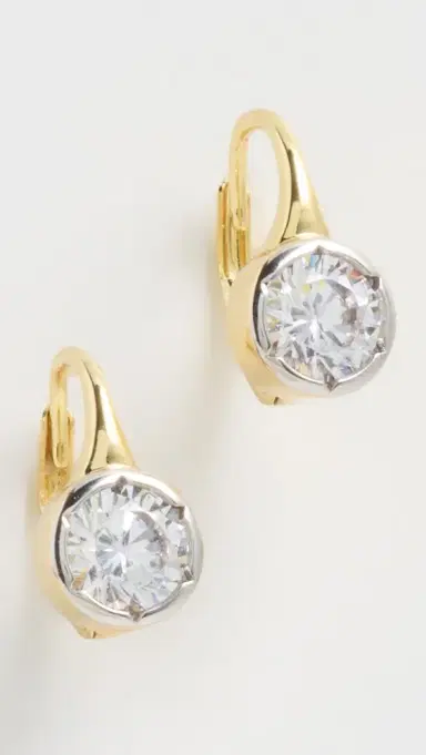 Luv AJ The Marais Hook Gold Earrings | Thumbnail 2
