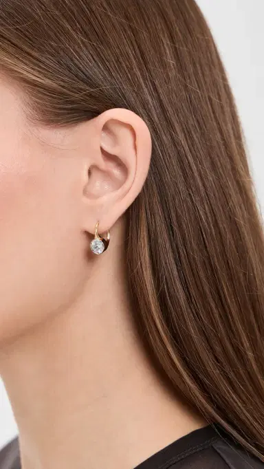 Luv AJ The Marais Hook Gold Earrings | Thumbnail 3