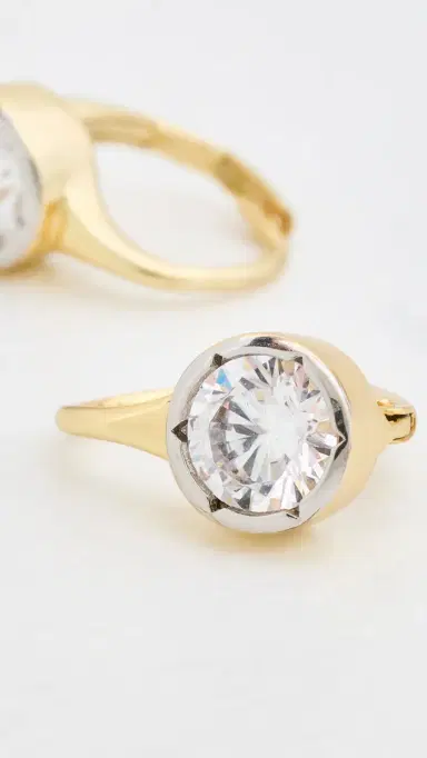 Luv AJ The Marais Hook Gold Earrings | Thumbnail 4