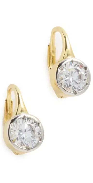 Luv AJ The Marais Hook Gold Earrings | Thumbnail 1