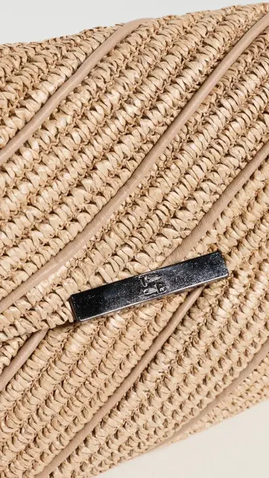 Think Royln Embrace Clutch Beige Luxe/Raffia | Thumbnail 5 Think Royln Embrace Clutch Beige Luxe/Raffia | Thumbnail 5