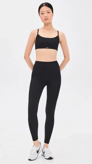 SET Sportbody Sporty High Rise Full Leggings Onyx | Thumbnail 5