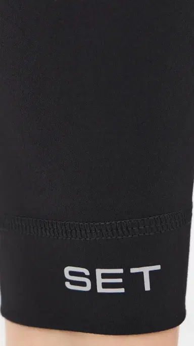 SET Sportbody Sporty High Rise Full Leggings Onyx | Thumbnail 6