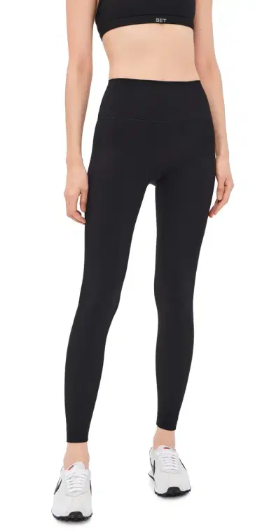 SET Sportbody Sporty High Rise Full Leggings Onyx | Thumbnail 1