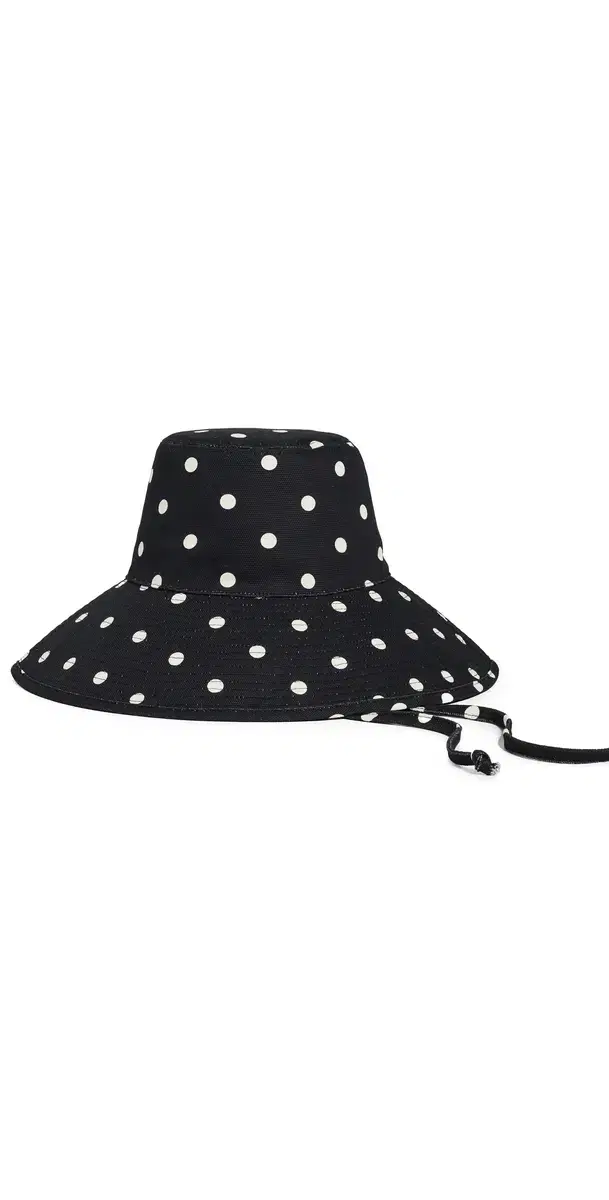 Holiday Bucket Hat Polka Dot Black