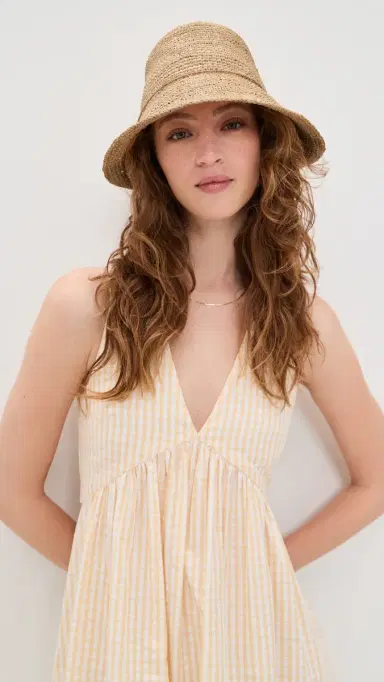 Lack of color Shoal Bucket Hat Natural M/L | Thumbnail 3