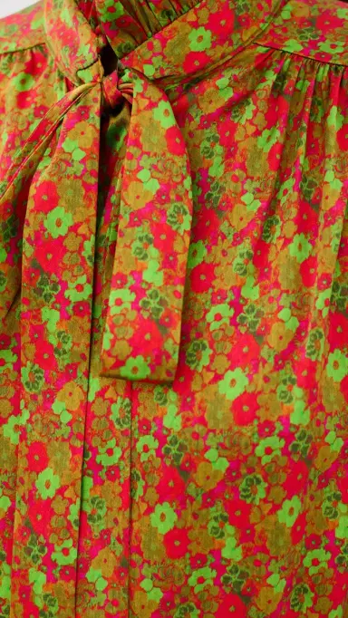 FRANÇOISE Maria Silk Blouse Floral Red 40 | Thumbnail 6 FRANÇOISE Maria Silk Blouse Floral Red 40 | Thumbnail 6