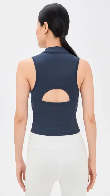 Beyond Yoga Sport Active Polo Tank Nocturnal Navy L | Thumbnail 3
