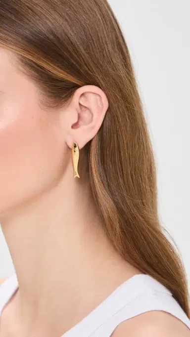 Madewell Fish Drop Earrings Antique | Thumbnail 3 Madewell Fish Drop Earrings Antique | Thumbnail 3