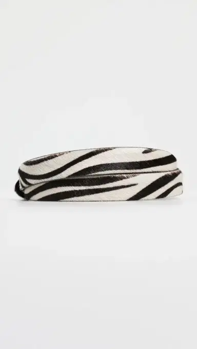 Anderson's Slim Semi Formal Pony Skin Leather Belt Zebra | Thumbnail 4 Anderson's Slim Semi Formal Pony Skin Leather Belt Zebra | Thumbnail 4