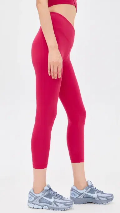 Sweaty Betty All Day Wrap Waist 7/8 Leggings Crimson Red L | Thumbnail 4 Sweaty Betty All Day Wrap Waist 7/8 Leggings Crimson Red L | Thumbnail 4