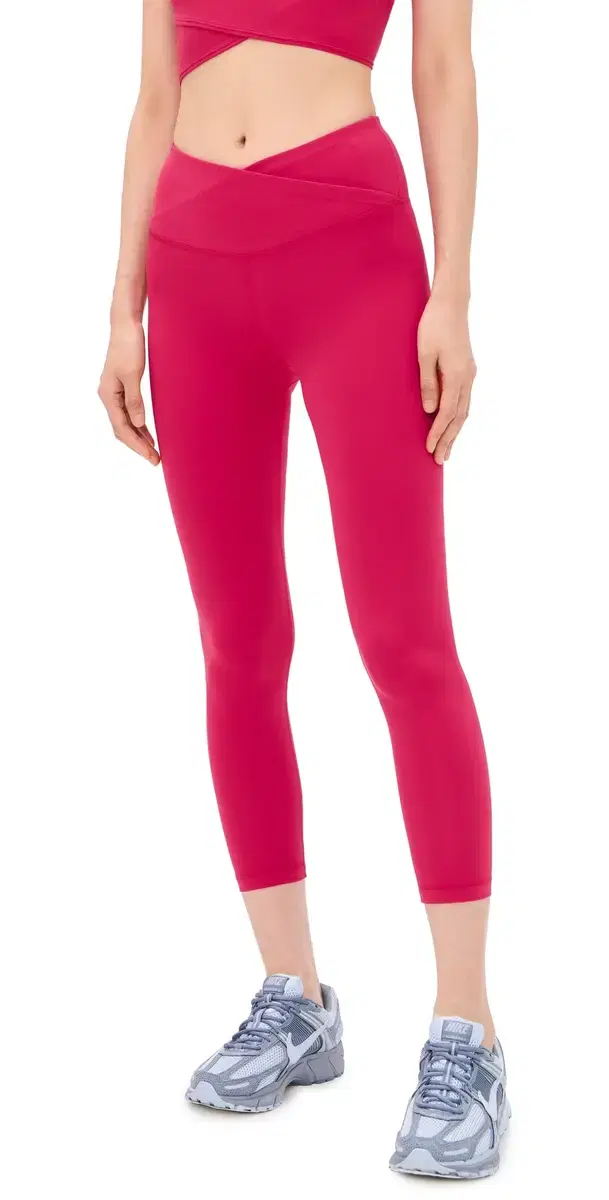 Sweaty Betty All Day Wrap Waist 7/8 eggings Crimson Red