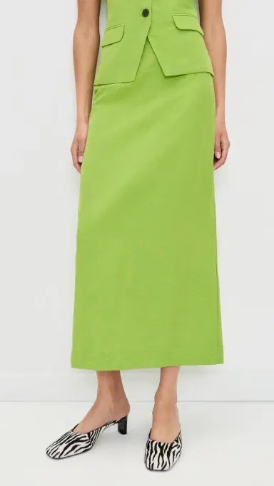 ALIGNE Mia Linen Mix Skirt Apple | Thumbnail 2