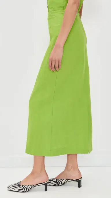 ALIGNE Mia Linen Mix Skirt Apple | Thumbnail 4