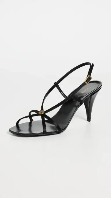 Versace T.80 Fabric Sandals 1B55J Black Gold '82 | Thumbnail 2 Versace T.80 Fabric Sandals 1B55J Black Gold '82 | Thumbnail 2