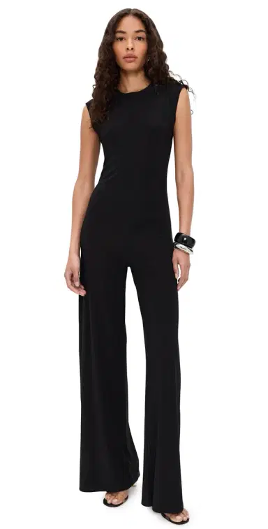 Norma Kamali Sleeveless Jumpsuit Black | Thumbnail 1