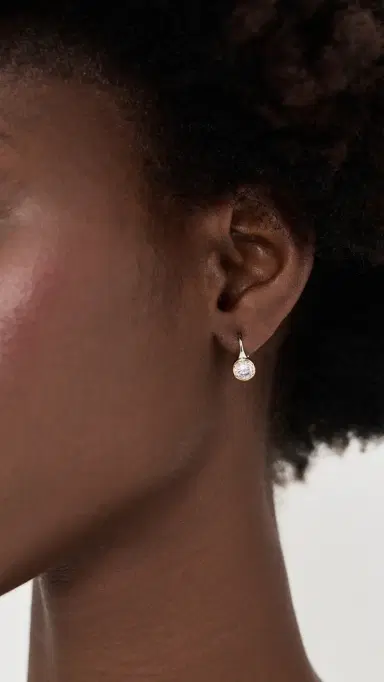 Luv AJ The Marais Hook Silver Earrings | Thumbnail 3