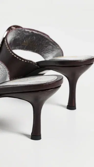 Jeffrey Campbell Solani Buckle Sandals Brown Silver 7 | Thumbnail 4