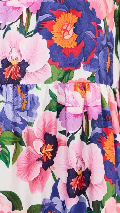 Borgo de Nor Pandora Dress Floral Candy | Thumbnail 6
